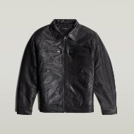 Снимка на G-STAR МЪЖКО ЯКЕ LEATHER BOMBER JACKET DK BLACK 4