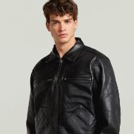 Снимка на G-STAR МЪЖКО ЯКЕ LEATHER BOMBER JACKET DK BLACK 3