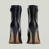 Picture of G-STAR WOMEN'S KENT MID LEATHER BOOTS BLACK 4