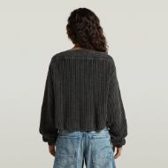Снимка на G-STAR ДАМСКИ ПУЛОВЕР WASHED OPEN NECK KNIT DK BLACK GD 2