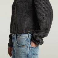 Снимка на G-STAR ДАМСКИ ПУЛОВЕР WASHED OPEN NECK KNIT DK BLACK GD 3