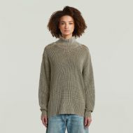 Снимка на G-STAR ДАМСКИ ПУЛОВЕР WASHED TURTLE KNIT DARK KHAKI GD 1