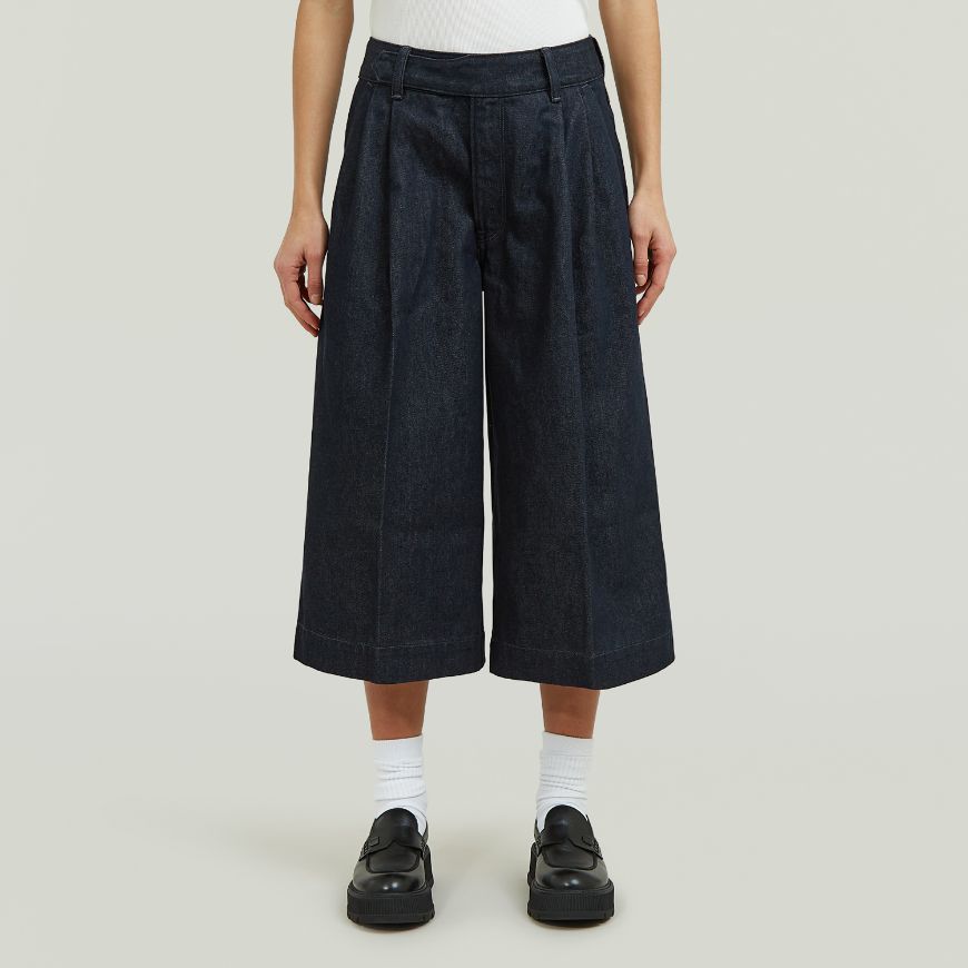 Снимка на G-STAR ДАМСКИ ДЕНИМ PLEATED CULOTTE JEANS NEO RAW DENIM