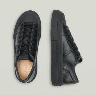 Picture of G-STAR WOMEN'S VODAN LOW LEATHER SNEAKERS BLACK 2
