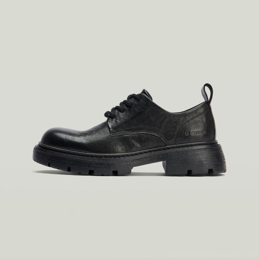 Снимка на G-STAR МЪЖКИ ОБУВКИ HOVE DRBY LEATHER SHOES BLACK