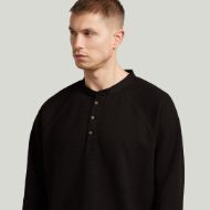 Снимка на G-STAR МЪЖКА БЛУЗА WAFFLE HENLEY RELAXED T-SHIRT DK BLACK 3