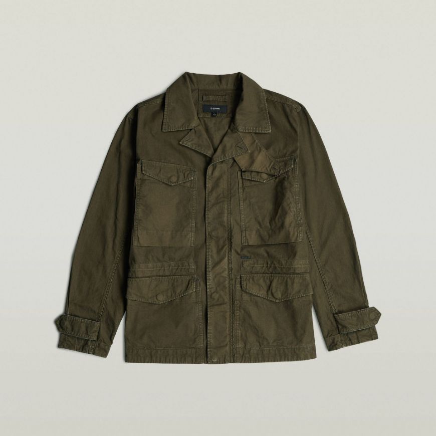 Снимка на G-STAR МЪЖКО ЯКЕ WASHED SLIM FIELD JACKET BLACK OLIVE GD