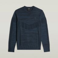 Снимка на G-STAR МЪЖКИ ПУЛОВЕР 3D BIKER RIBBED PULLOVER LEGION BLUE/VINTAGE NAVY 1
