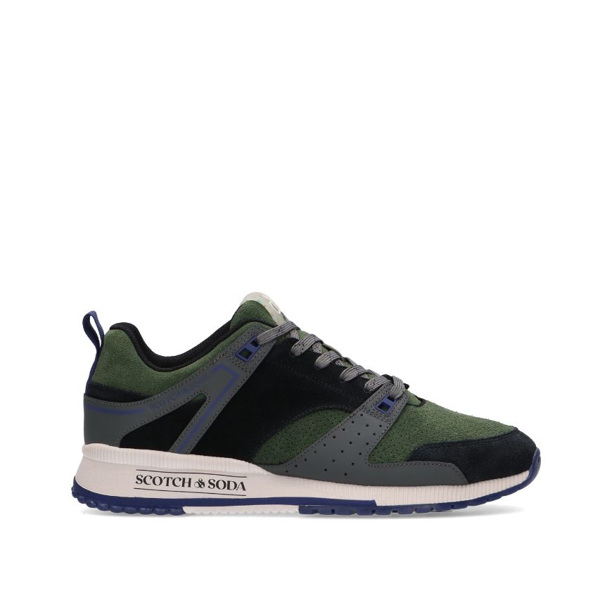 Picture of SCOTCH&SODA MEN'S VIVEX SNEAKERS ARMY GREEN