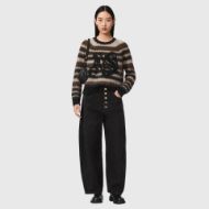 Picture of ALLSAINTS WOMEN'S REGA AS JUMPER FAWN BROWN 5