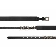 Снимка на REPLAY ДАМСКИ КОЛАН PLAIN BELT WITH METAL LETTERS BLACK 2