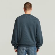 Picture of G-STAR MEN'S MULTI TEXT SWEATER VINTAGE NAVY 2