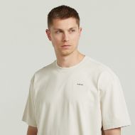 Picture of G-STAR MEN'S LARGE WOVEN BADGE RELAXED T-SHIRT WHITEBAIT 3