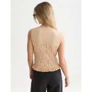 Снимка на SCOTCH&SODA ДАМСКА БЛУЗА SMOCK STITCH KNITTED TANK - SHIFTING SAND 5