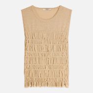 Снимка на SCOTCH&SODA ДАМСКА БЛУЗА SMOCK STITCH KNITTED TANK - SHIFTING SAND 1