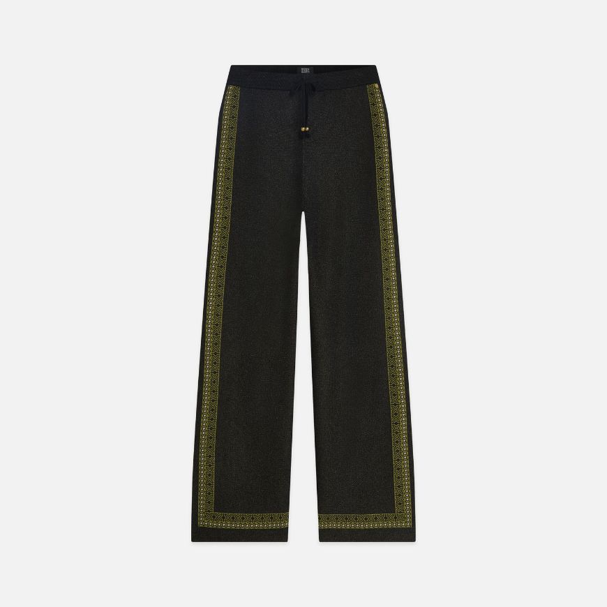 Снимка на SCOTCH&SODA ДАМСКИ ПАНТАЛОН JACQUARD KNITTED RELAXED FIT TROUSERS - METEORITE