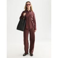 Снимка на SCOTCH&SODA ДАМСКИ ПАНТАЛОН LOTUS - HIGH-RISE BARREL LEG LYOCELL - BITTER CHOCOLATE 7