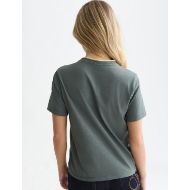 Снимка на SCOTCH&SODA ДАМСКА БЛУЗА CHEST EMBROIDERY REGULAR FIT - BALSAM GREEN 5