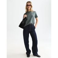 Снимка на SCOTCH&SODA ДАМСКА БЛУЗА CHEST EMBROIDERY REGULAR FIT - BALSAM GREEN 7