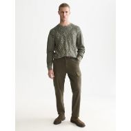 Picture of SCOTCH&SODA MEN'S HARPER GARMENT-DYED TWILL CARGO PANT - FOREST NIGHT 7