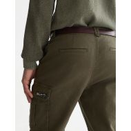 Picture of SCOTCH&SODA MEN'S HARPER GARMENT-DYED TWILL CARGO PANT - FOREST NIGHT 6