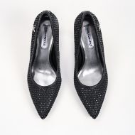 Снимка на KARL LAGERFELD ДАМСКИ ОБУВКИ SARABANDE GEMSTONE NET COURT HEELS BLACK W/SILVER 3