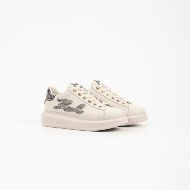 Снимка на KARL LAGERFELD ДАМСКИ СПОРТНИ ОБУВКИ KAPRI EMBROIDERED PATCH PYTHON SNEAKERS WHITE 2
