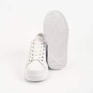Снимка на KARL LAGERFELD ДАМСКИ СПОРТНИ ОБУВКИ ANAKAPRI RHINESTONE SIGNIA LOW SNEAKERS WHITE W/SILVER 5