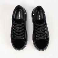 Снимка на KARL LAGERFELD ДАМСКИ СПОРТНИ ОБУВКИ ANAKAPRI LUX SIGNIA LO LACE SNEAKERS BLACK W/SILVER 3