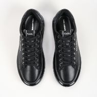Снимка на KARL LAGERFELD МЪЖКИ СПОРТНИ ОБУВКИ KAPRI KUSHION PYTHON BAND LO LACE SNEAKERS BLACK 3