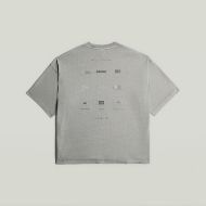 Picture of G-STAR MEN'S WASHED MULTI GR OVERSIZED T-SHIRT KEIAN GD 6