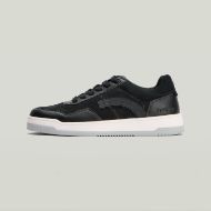 Picture of G-STAR MEN'S MONTRA LEATHER SNEAKERS BLACK 1