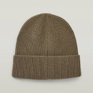 Picture of G-STAR MEN'S PREMIUM WOOL BEANIE FOSSIL 2