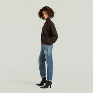 Picture of G-STAR WOMEN'S HEAVY MOTO TURTLE KNIT COFFEE BEAN 5