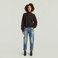 Picture of G-STAR WOMEN'S HEAVY MOTO TURTLE KNIT COFFEE BEAN 4
