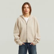 Picture of G-STAR WOMEN'S HEAVY MOTO CARDI DK BRICK 1
