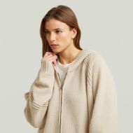 Picture of G-STAR WOMEN'S HEAVY MOTO CARDI DK BRICK 3