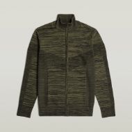 Picture of G-STAR MEN'S 3D BIKER FULL ZIP KNIT DK BLACK/BLACK OLIVE 5