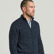 Picture of G-STAR MEN'S 3D BIKER FULL ZIP KNIT LEGION BLUE/VINTAGE NAVY 3