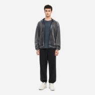 Picture of DIRTY LAUNDRY MEN'S OVERSIZED FULL ZIP WITH RAW EDGES VINTAGE GREY 4
