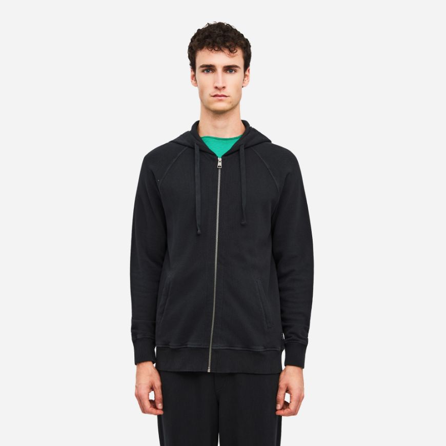 Снимка на DIRTY LAUNDRY МЪЖКИ СУИТШЪРТ PIQUET FLEECE FULL ZIP VINTAGE BLACK