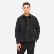 Снимка на DIRTY LAUNDRY МЪЖКО ЯКЕ RELAXED PIQUET OVERSHIRT VINTAGE BLACK 1
