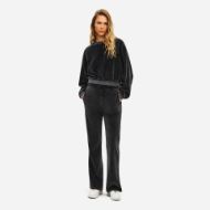 Снимка на DIRTY LAUNDRY ДАМСКИ СУИТШЪРТ RELAXED VELVET CREWNECK VINTAGE BLACK 5