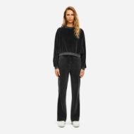 Снимка на DIRTY LAUNDRY ДАМСКИ СУИТШЪРТ RELAXED VELVET CREWNECK VINTAGE BLACK 3