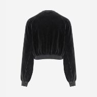 Снимка на DIRTY LAUNDRY ДАМСКИ СУИТШЪРТ RELAXED VELVET CREWNECK VINTAGE BLACK 7