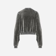 Снимка на DIRTY LAUNDRY ДАМСКИ СУИТШЪРТ RELAXED VELVET CREWNECK VINTAGE GREY 2