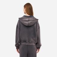 Снимка на DIRTY LAUNDRY ДАМСКИ СУИТШЪРТ CROPPED FULL ZIP WITH SEAMING VINTAGE GREY 2