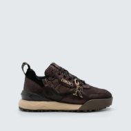 Снимка на REPLAY ДАМСКИ СПОРТНИ ОБУВКИ FIELD W MIX SNAKE SNEAKERS DARK BROWN 1