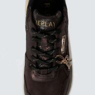 Снимка на REPLAY ДАМСКИ СПОРТНИ ОБУВКИ FIELD W MIX SNAKE SNEAKERS DARK BROWN 5