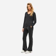 Снимка на DIRTY LAUNDRY ДАМСКИ ПАНТАЛОН VELVET FLARED SWEATPANTS VINTAGE BLACK 5
